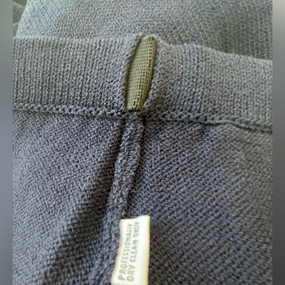 St. John Collection by Marie Gray Knit Navy Pants High Waist Size 10 - Picture 6 of 12